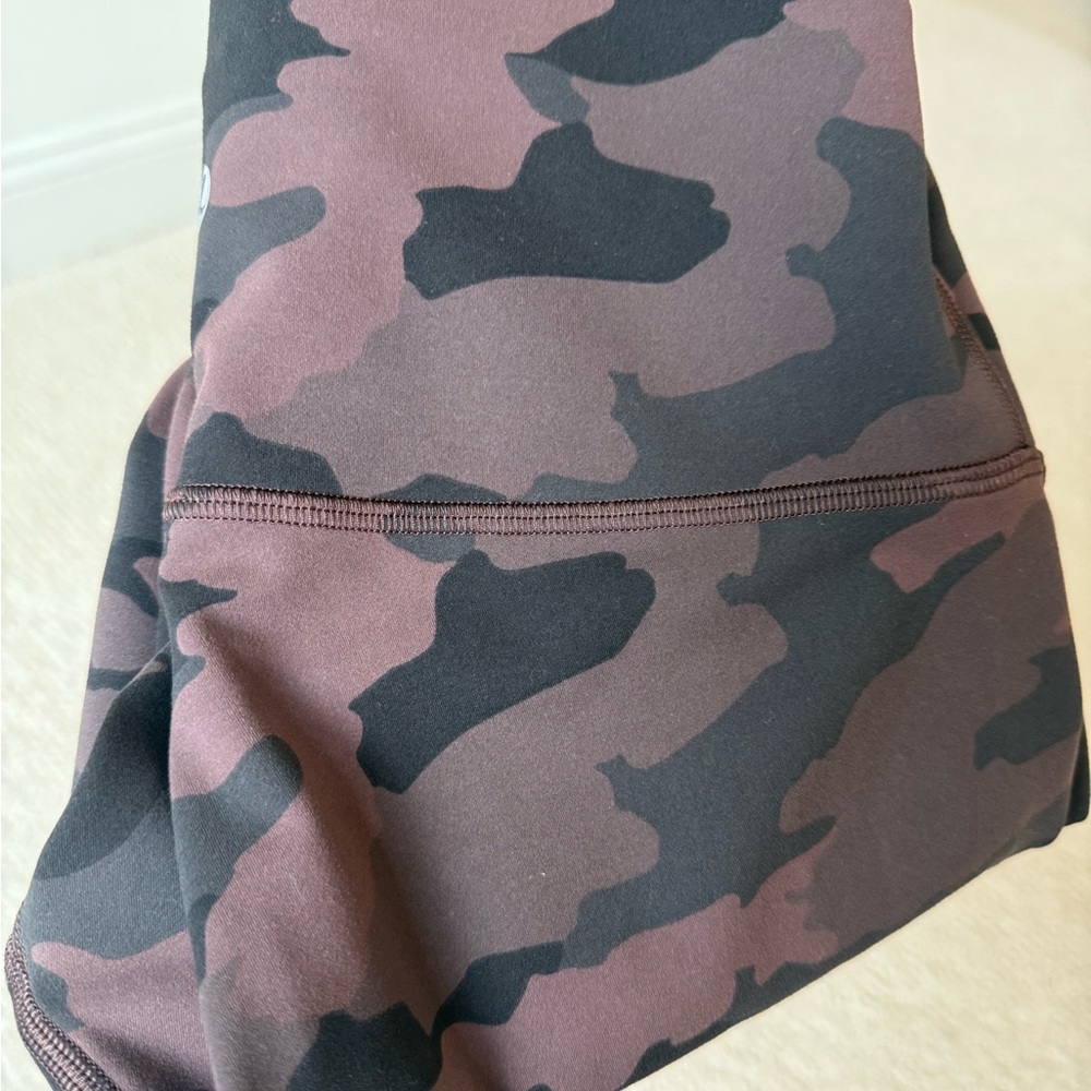 Lululemon Wunder Train high-rise 25”Camouflage Leggings in brown